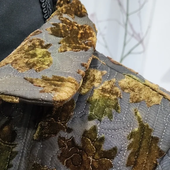 Harve Benard Brown and Tan Floral Blazer - Picture 4 of 8